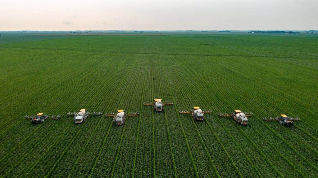 Green-field-harvesting