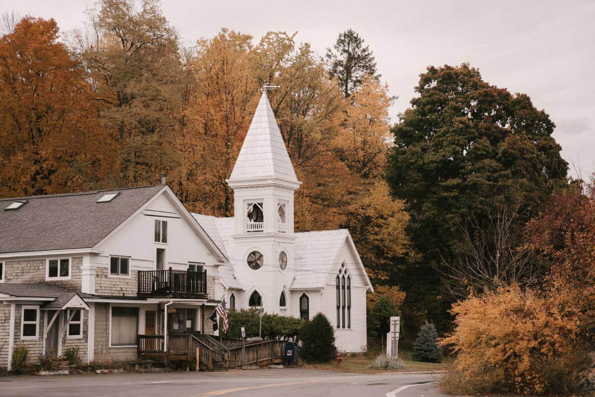 residential in small rural town area